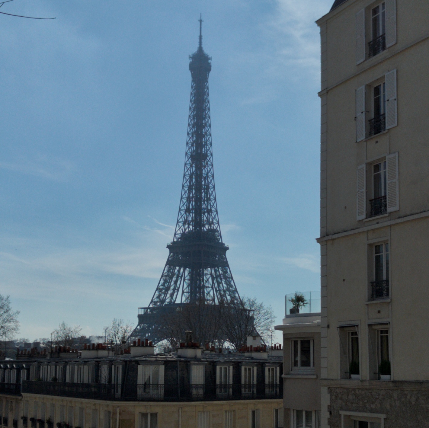 Le Tour im Gegenlicht