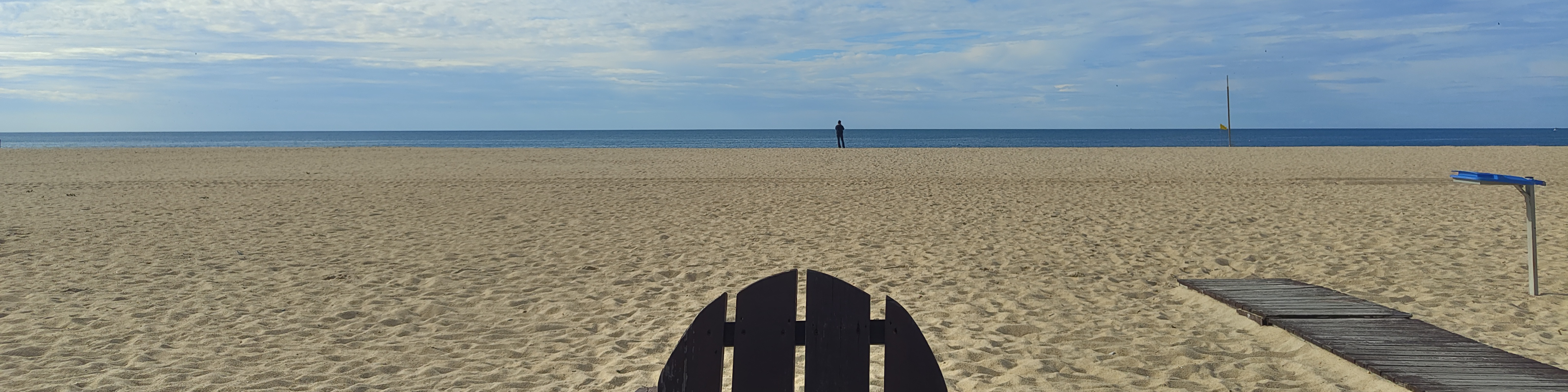 Nur noch Strand und Meer