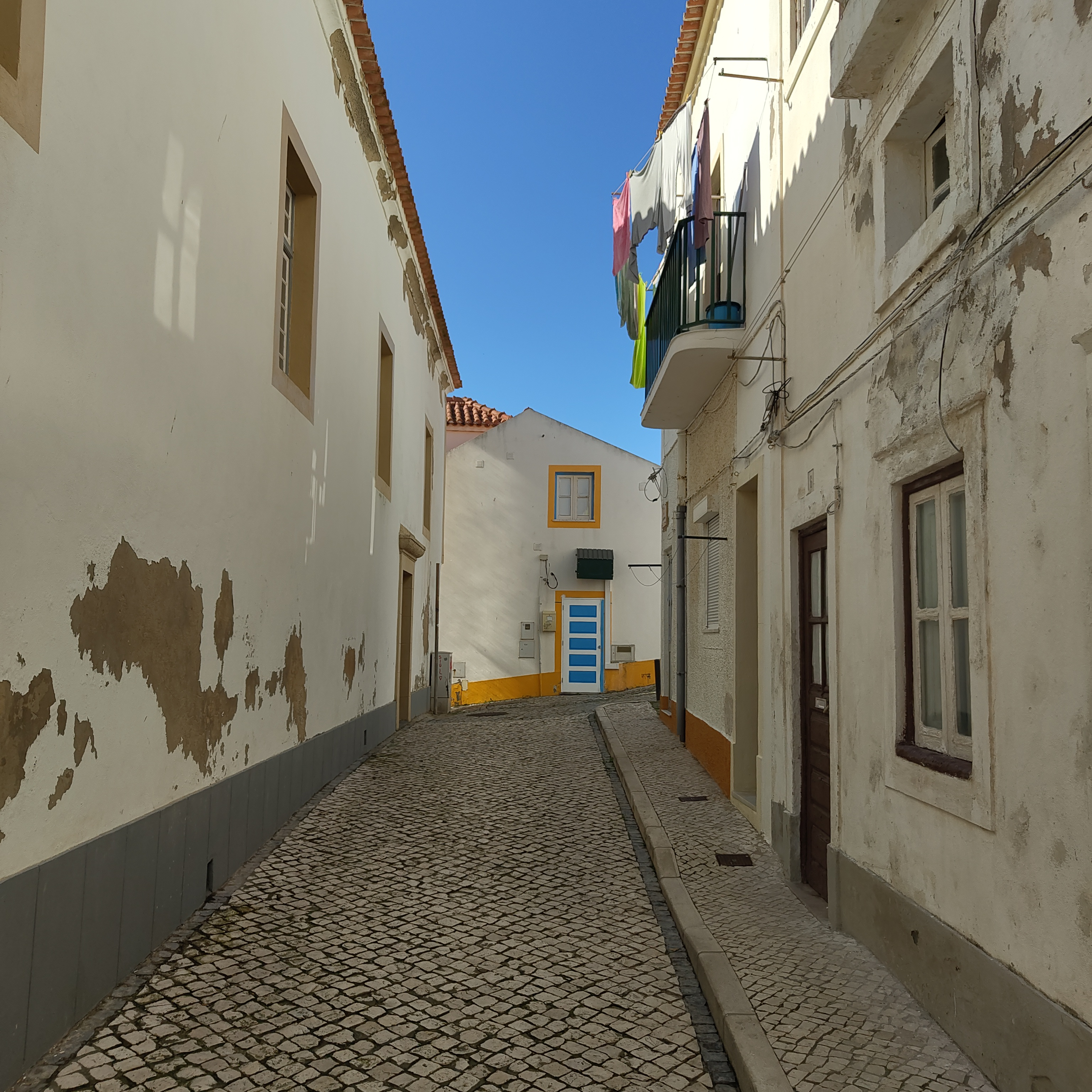 Stahlen der Tag über Nazaré