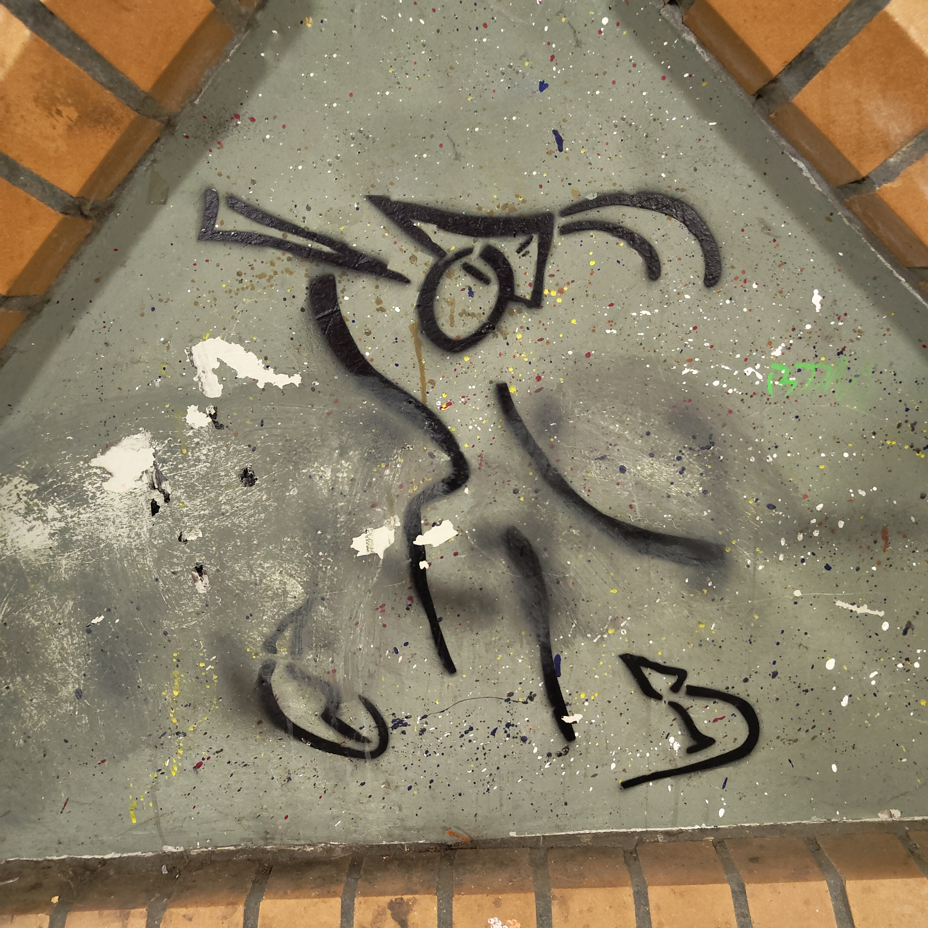 Rattenfänger Graffiti