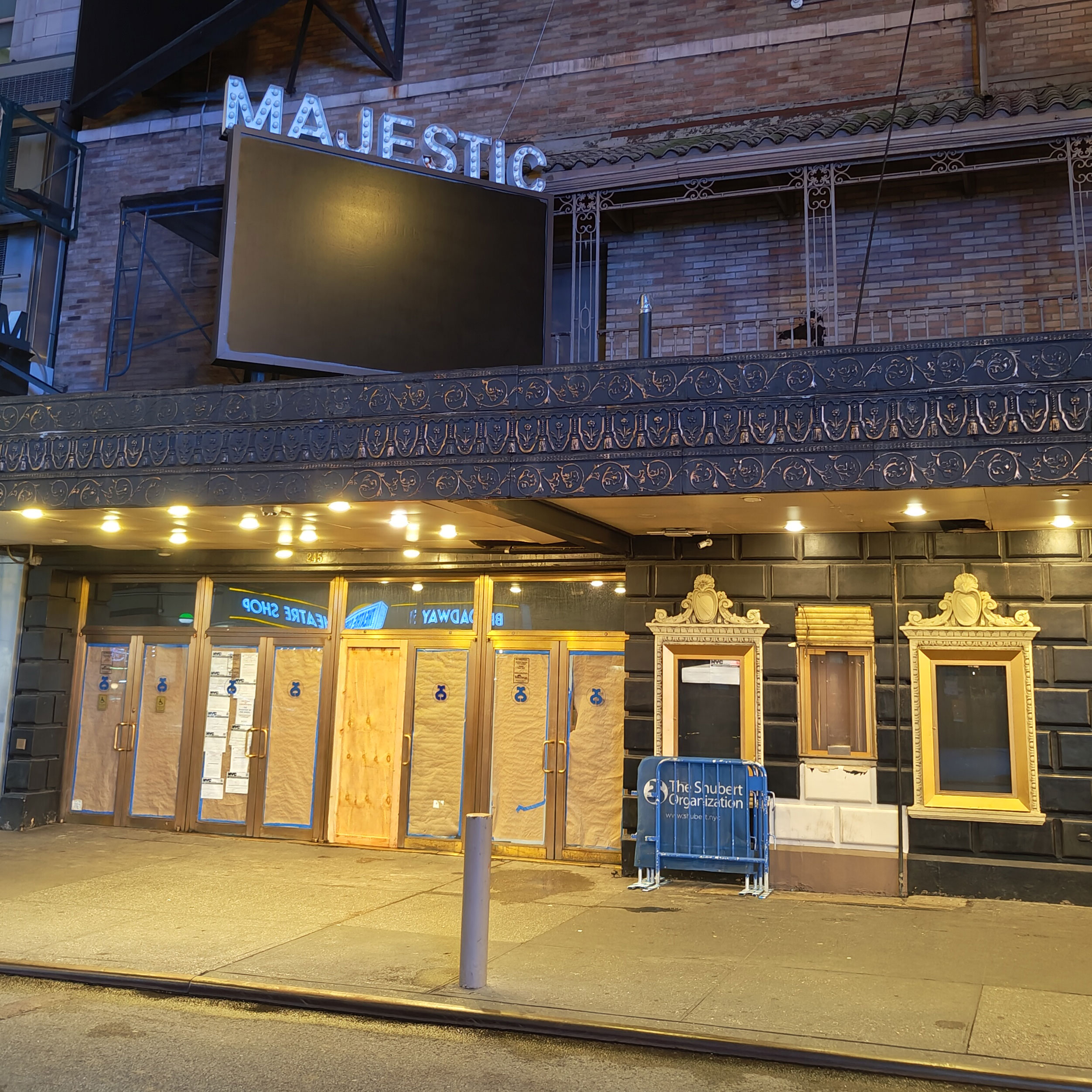 Das geschlossene Majestic Theater