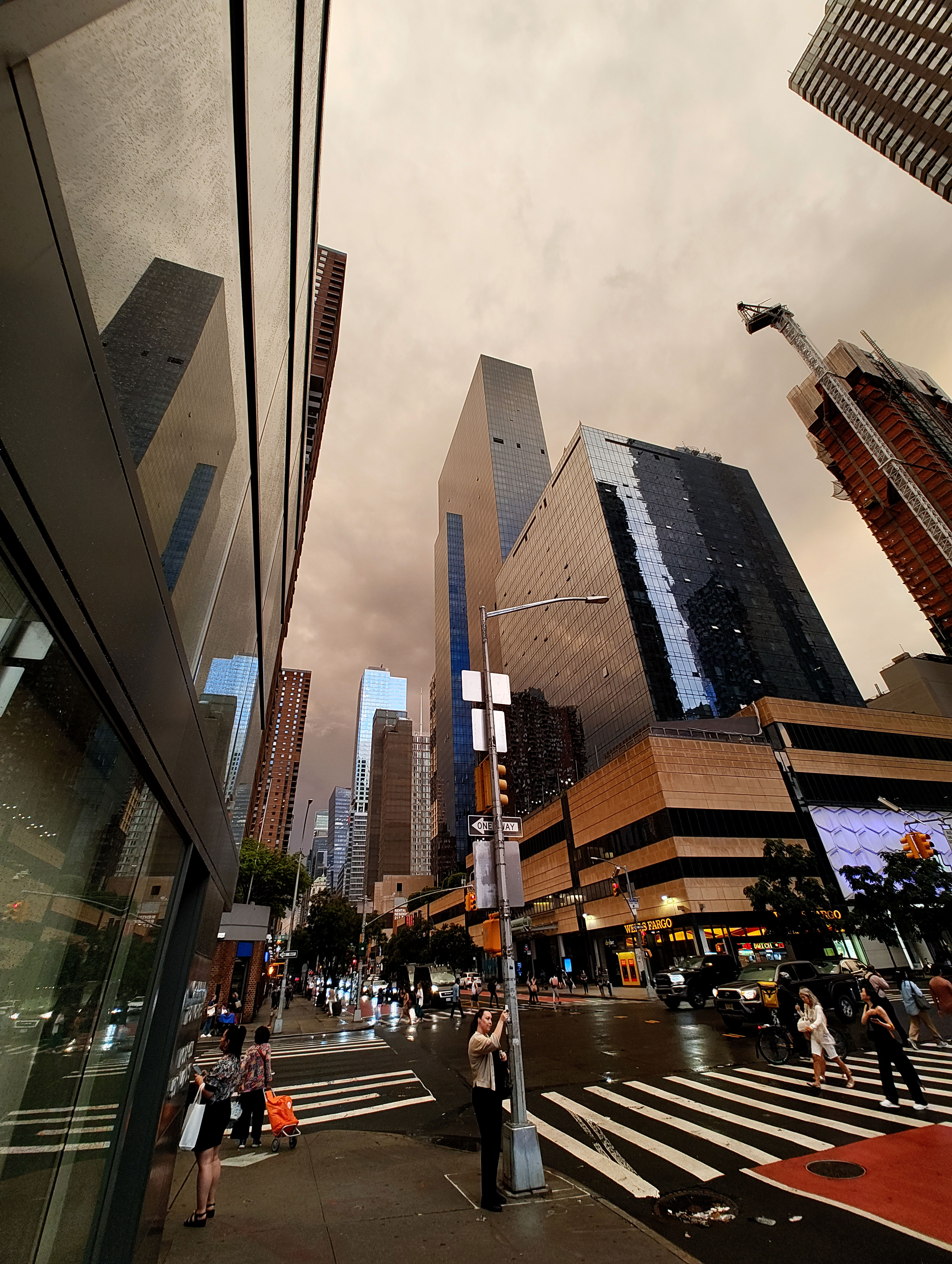 The City nach dem Unwetter