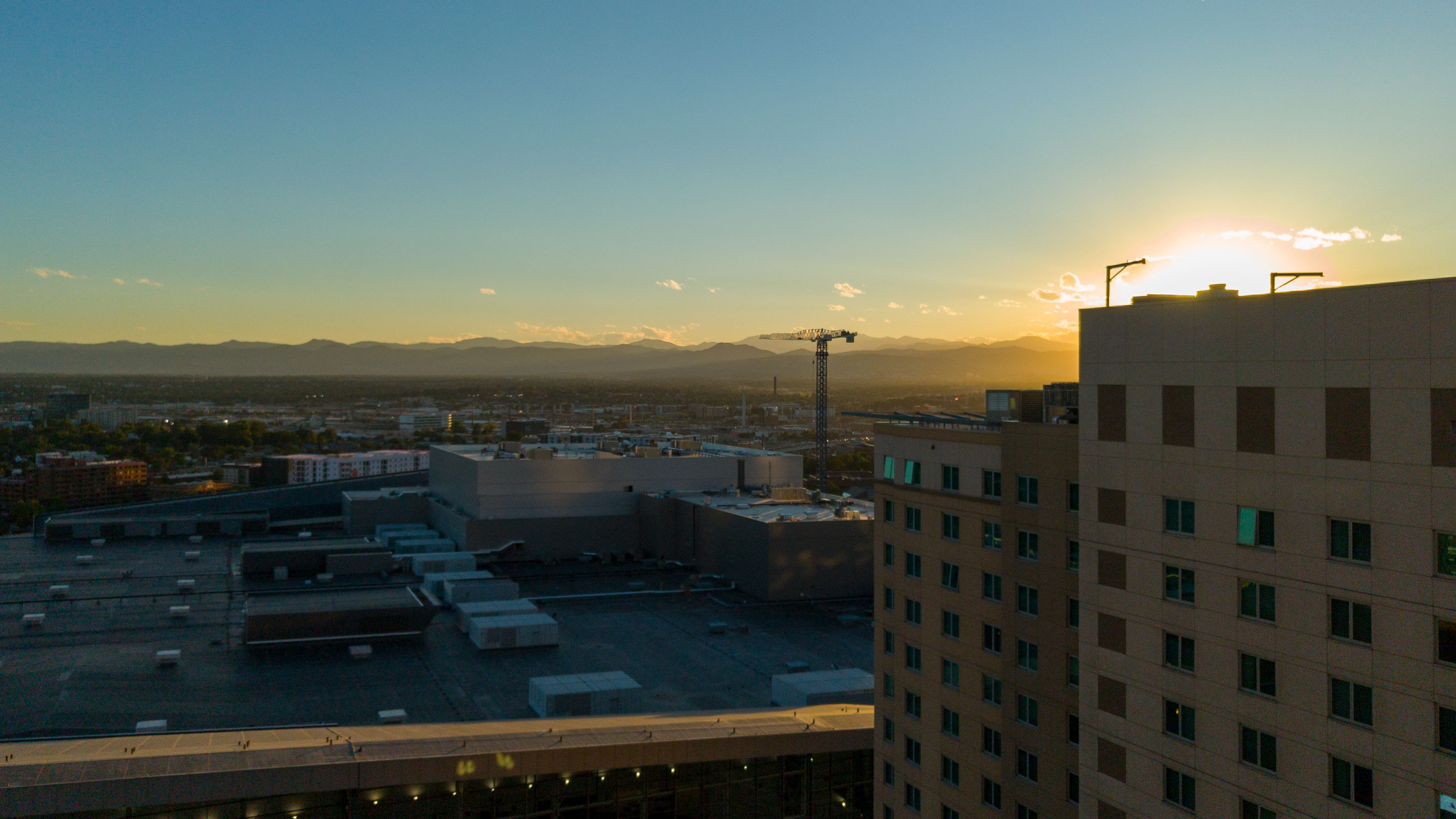 Abend an den Rockies