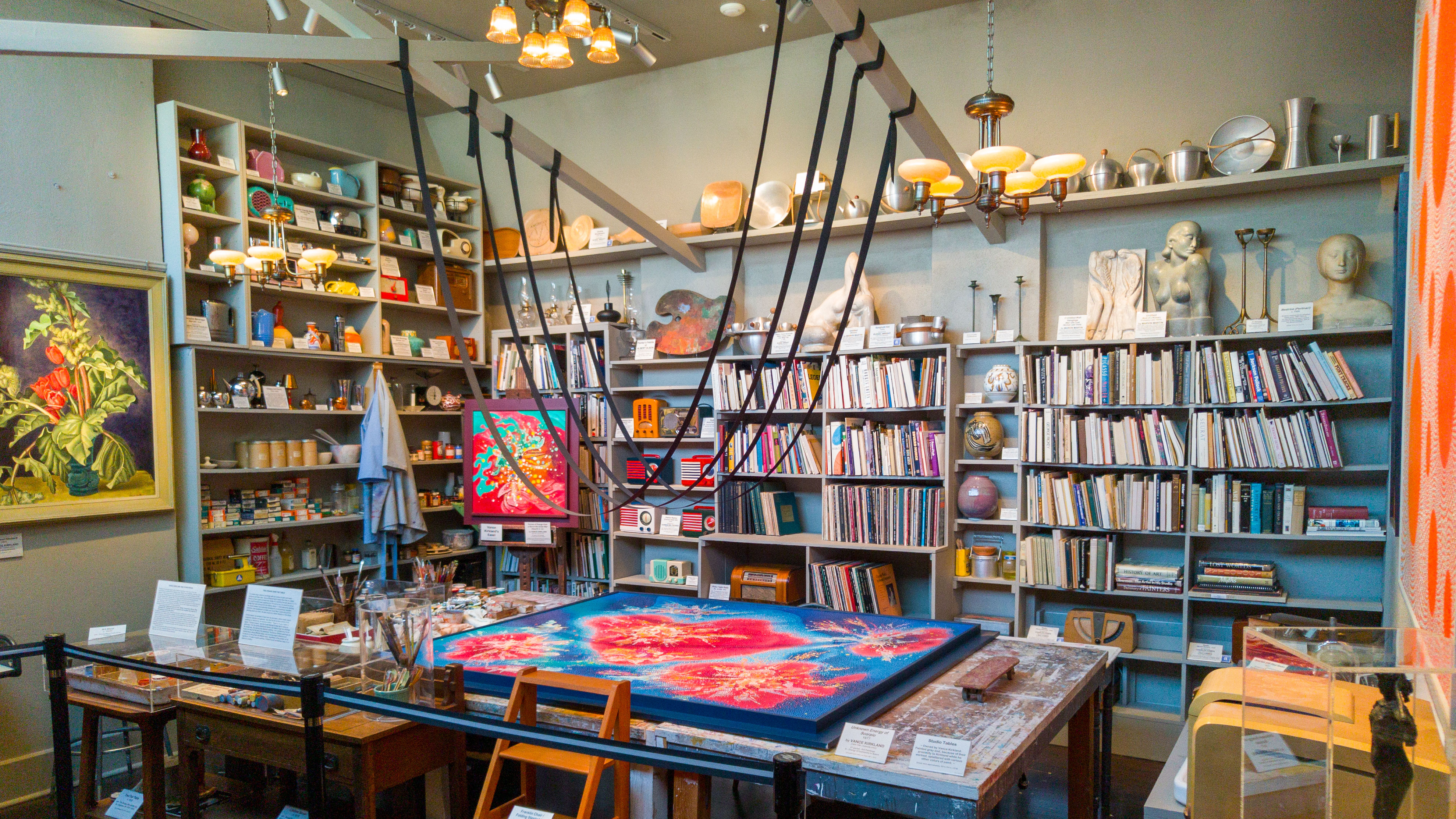 Das Atelier von Vince Kirkwood