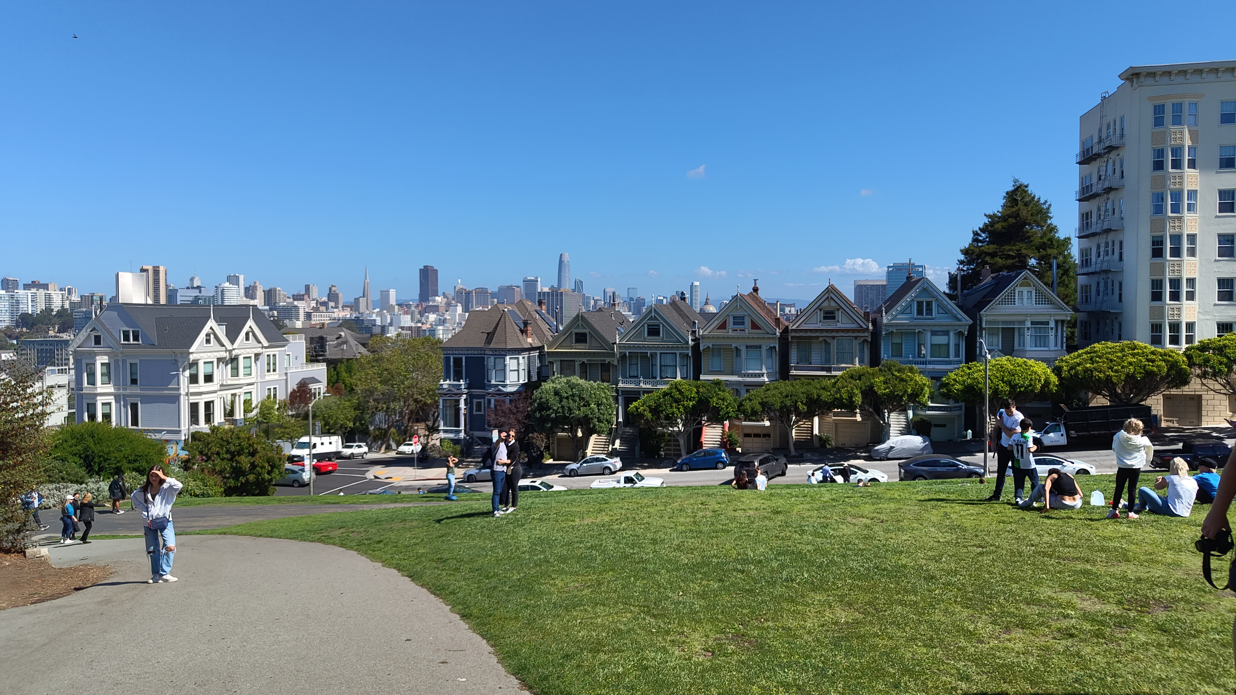 Selfisten an den “The Painted Ladies”