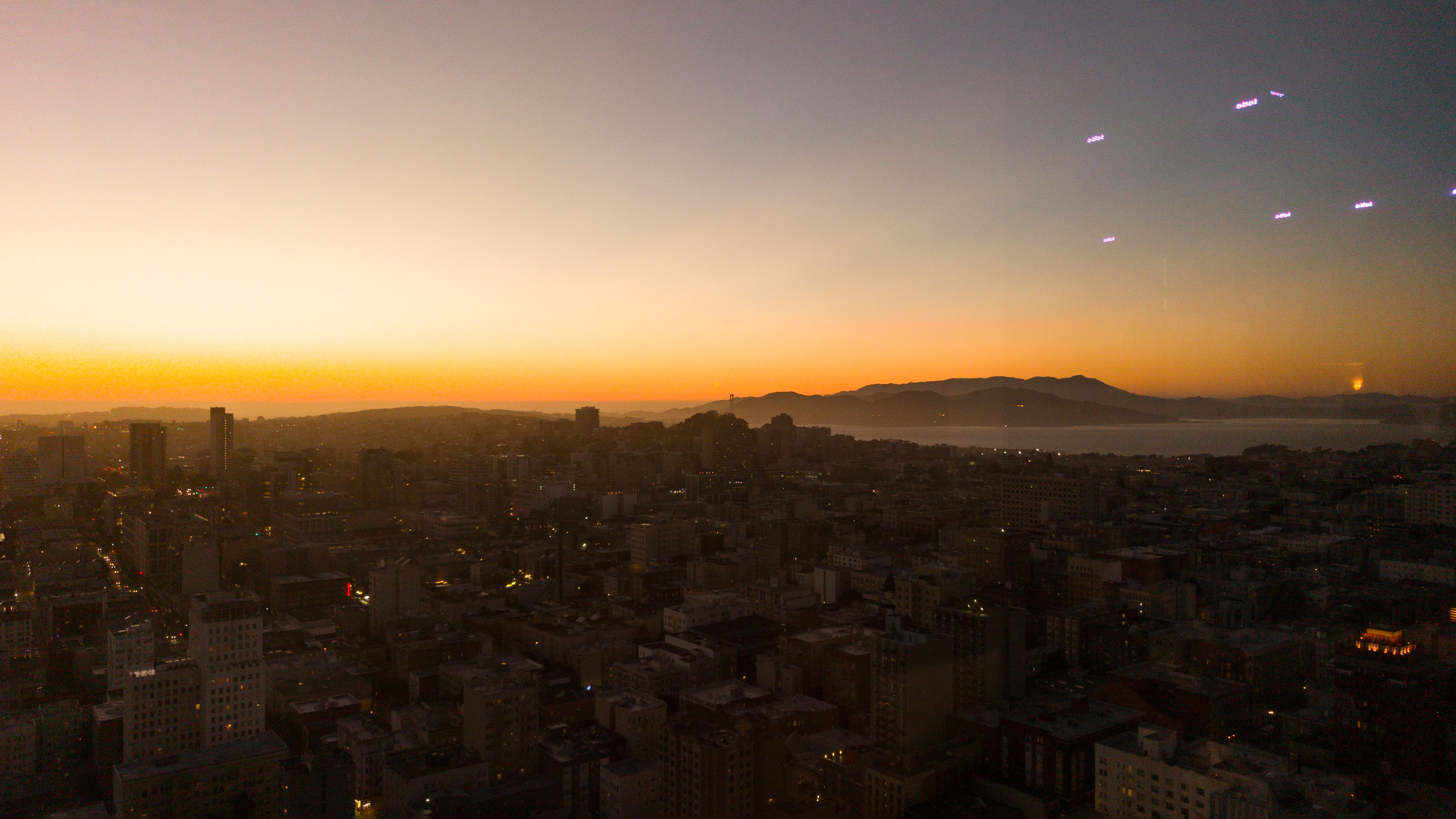 Sonnenuntergang über dem Pazifik